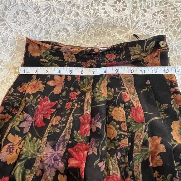 Vintage Ramsey of Dublin floral wool floral a-line maxi skirt - Picture 8 of 10